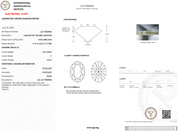 1.36 Carat F-VVS2 Oval Lab Grown Diamond - IGI (#120535)