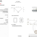 2.59ct D-VS1 Radiant Lab Diamond Daisy