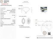 3.09 Carat E-VS1 Marquise Lab Grown Diamond - IGI (#120996)