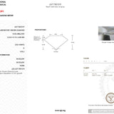 3.02ct D-VVS2 Oval Lab Diamond Compass Kayla
