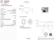 1.34 Carat D-VVS2 Oval Lab Grown Diamond - IGI (#121166)