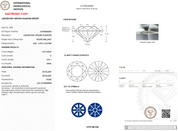 1.23 Carat D-VVS1 H&A Round Lab Grown Diamond - IGI (#121299)