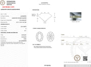 2.09ct D-VS1 Oval Lab Diamond Rei
