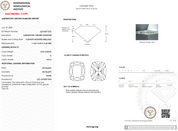 4.05 Carat D-VVS2 Elongated Cushion Lab Grown Diamond - IGI (#121425)