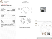 2.57 Carat D-VVS2 Pear Lab Grown Diamond - IGI (#121428)