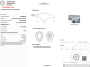 2.09ct F-VVS2 Pear Lab Diamond Kayla