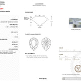 2.09ct F-VVS2 Pear Lab Diamond Kayla