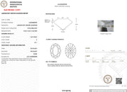1.24ct E-VS1 Oval Lab Diamond Daisy