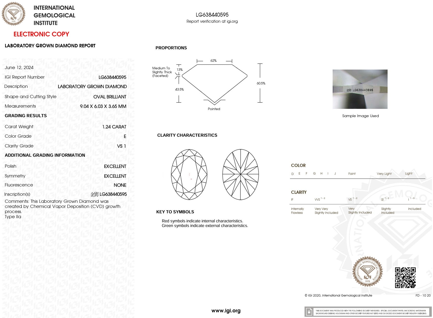 1.24ct E-VS1 Oval Lab Diamond Daisy