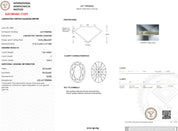 1.36ct F-VVS2 Oval Lab Diamond Kaia