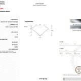 3.09ct D-VVS2 Emerald Lab Diamond Stephanie