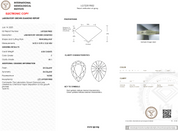 4.05 Carat F-VS1 Pear Lab Grown Diamond - IGI (#121717)