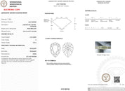 1.23ct E-VVS2 Pear Lab Diamond Nova