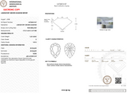 1.20 Carat D-VVS2 Pear Lab Grown Diamond - IGI (#121898)