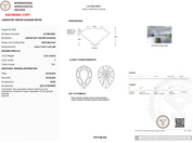 5.03 Carat F-VS1 Pear Lab Grown Diamond - IGI (#121908)