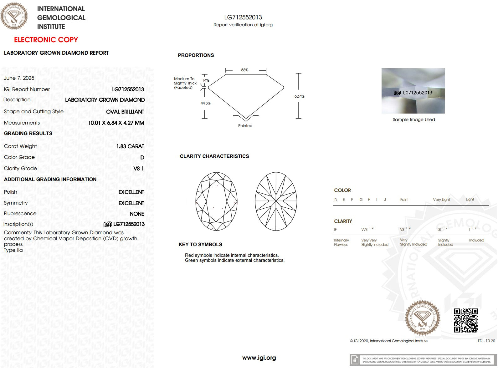 1.83ct D-VS1 Oval Lab Diamond Nova Cathedral