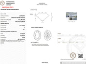 3.70ct F-VS1 Oval Lab Diamond Ariel