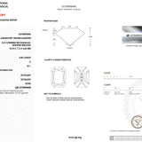 3.05ct D-VS1 Radiant Lab Diamond Rei