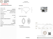 2.06 Carat E-VVS2 Marquise Lab Grown Diamond - IGI (#122206)