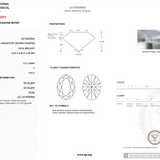 1.01 Carat F-VVS2 Oval Lab Grown Diamond - IGI (#122236)