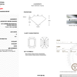 4.08ct D-VS1 Radiant Lab Diamond Stephanie
