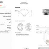 2.29ct E-VS1 Oval Lab Diamond Michelle