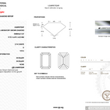 2.74ct D-VVS2 Emerald Lab Diamond Lucia