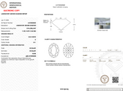 3.04ct D-VS1 Oval Lab Diamond Isabela