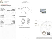 1.72ct E-VS1 Marquise Lab Diamond Petite Gracie