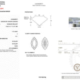 1.72ct E-VS1 Marquise Lab Diamond Petite Gracie