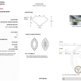 2.03ct D-VVS1 Marquise Lab Diamond Victoria