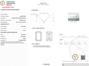 1.53 Carat D-VVS2 Emerald Lab Grown Diamond - IGI (#123392)