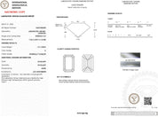 1.01ct D-IF Emerald Lab Diamond Lindsey
