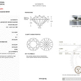 1.02ct D-VS1 Round Hand Engraved Ring