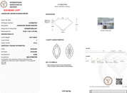 3.09ct F-VVS2 Marquise Lab Diamond Cecelia