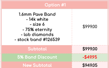 Custom Wedding Band for Jason (6/28/26 js)