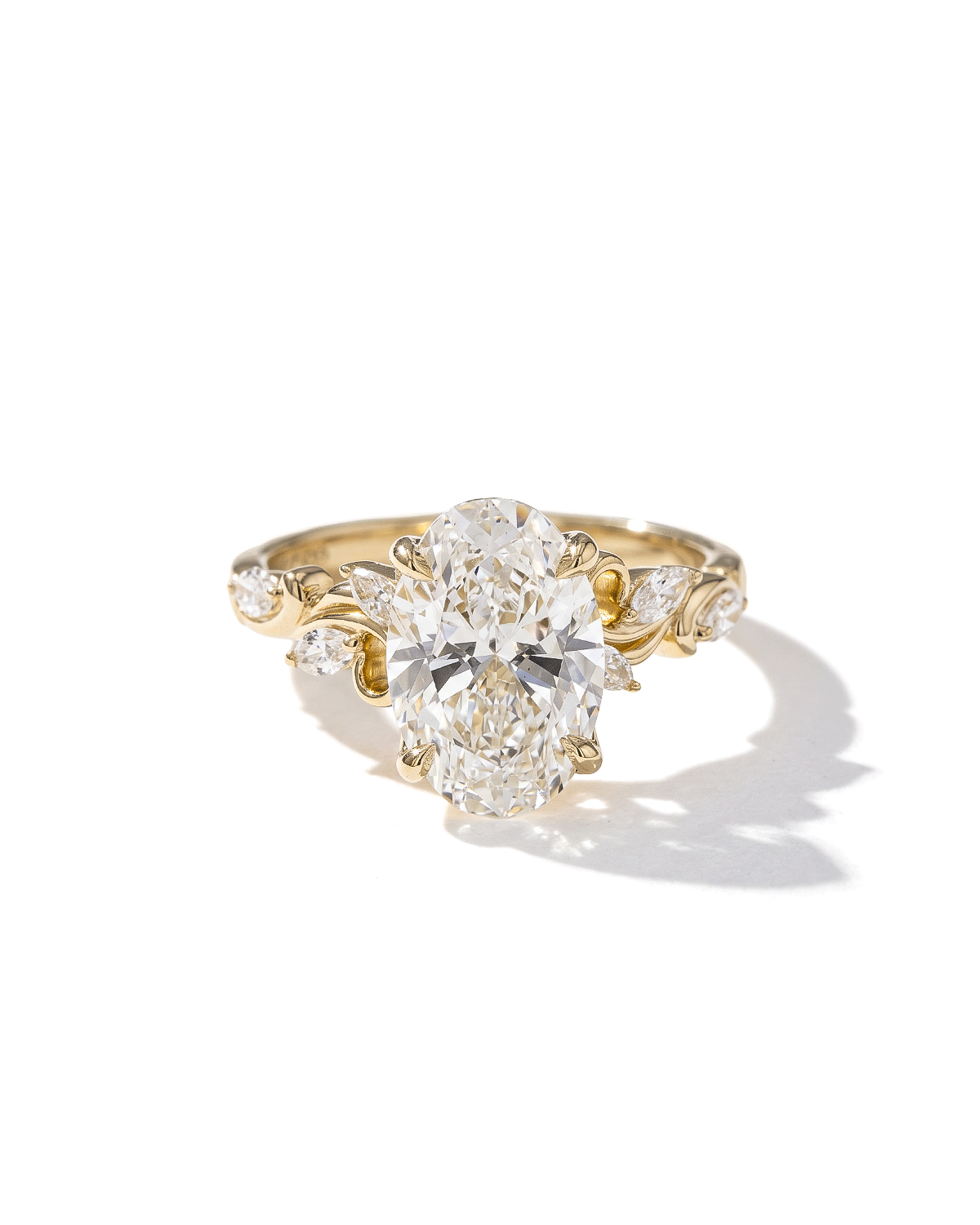 3.04ct F-VS1 Oval Lab Diamond Colette