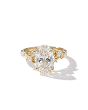 3.04ct F-VS1 Oval Lab Diamond Colette