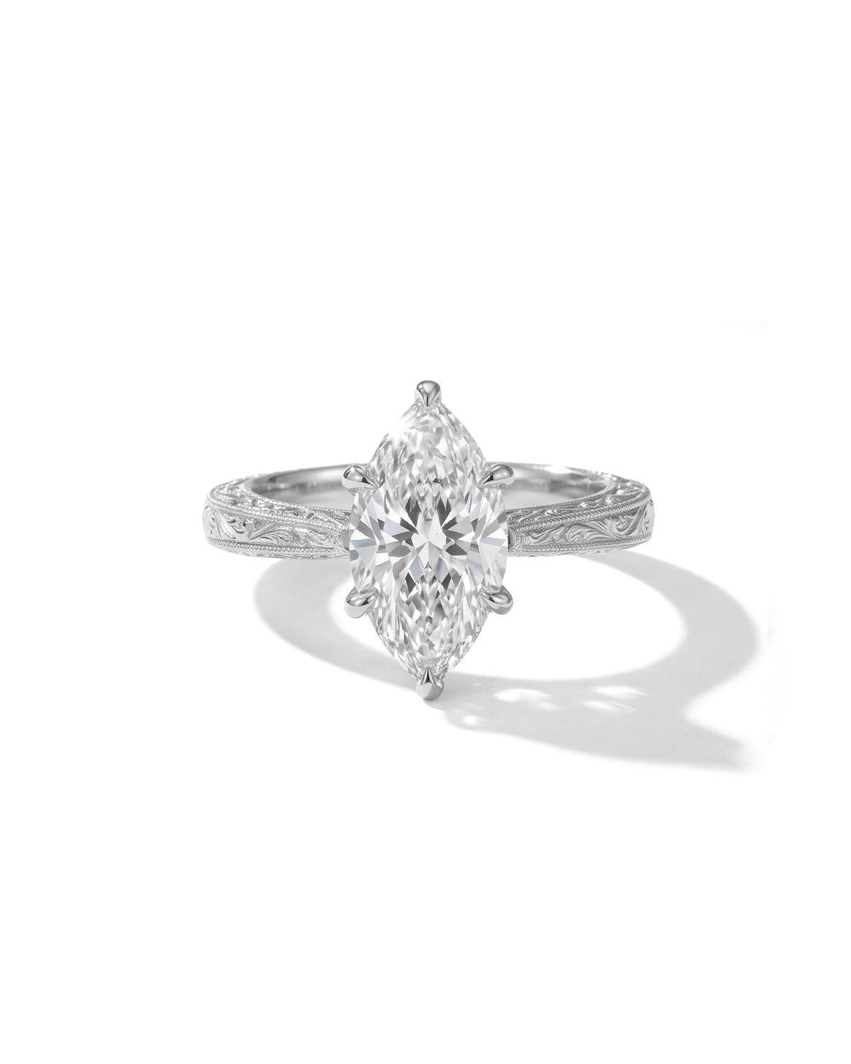 1.38ct E-VS1 Marquise Lab Diamond Margaret