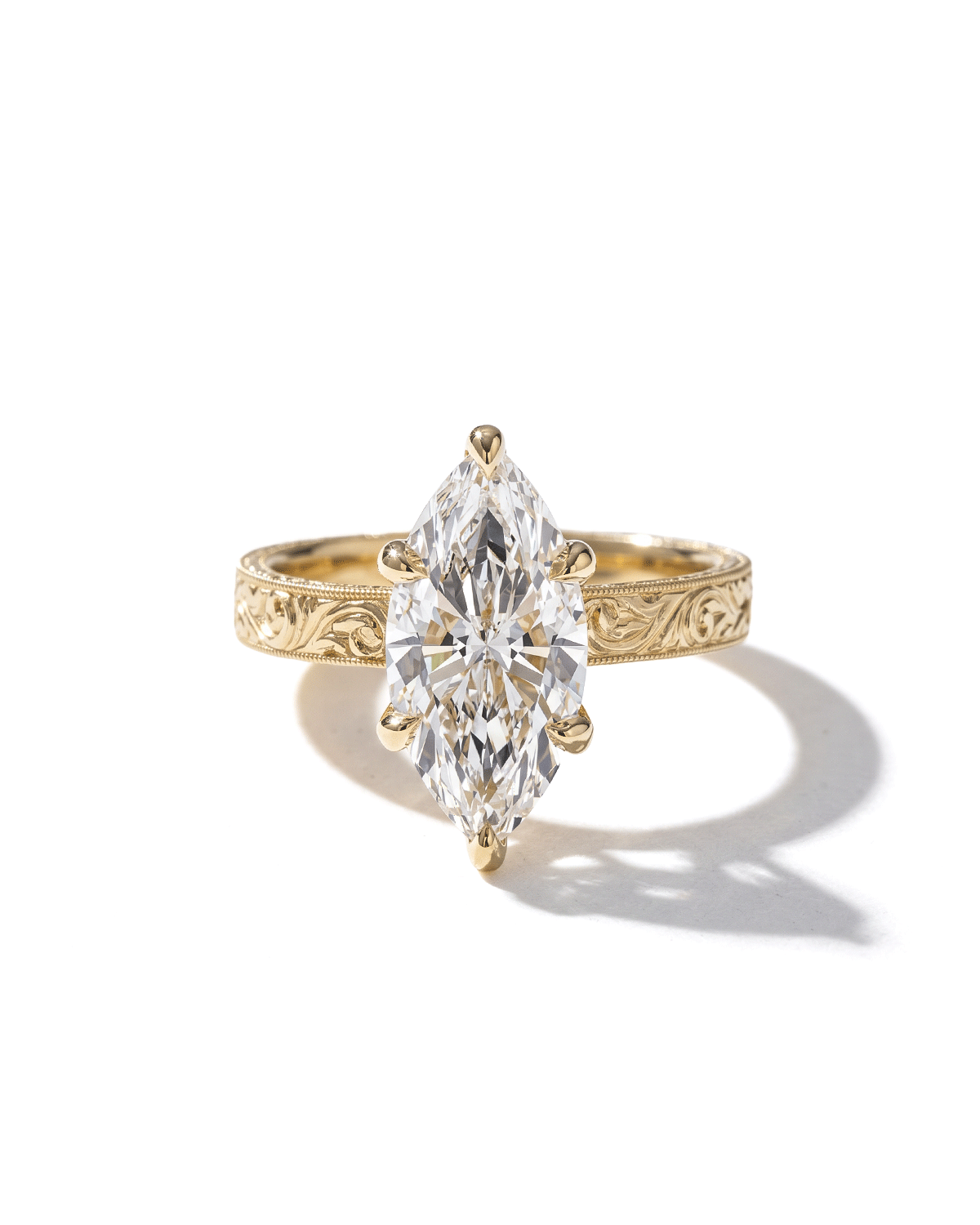 3.02ct E-VS1 Marquise Lab Diamond Kai