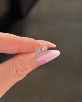 0.43cttw Mini Diamond Studs Yellow Gold