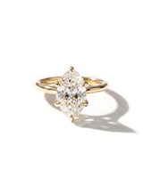 2.75ct E-VS1 Oval Lab Diamond Six Prong Victoria