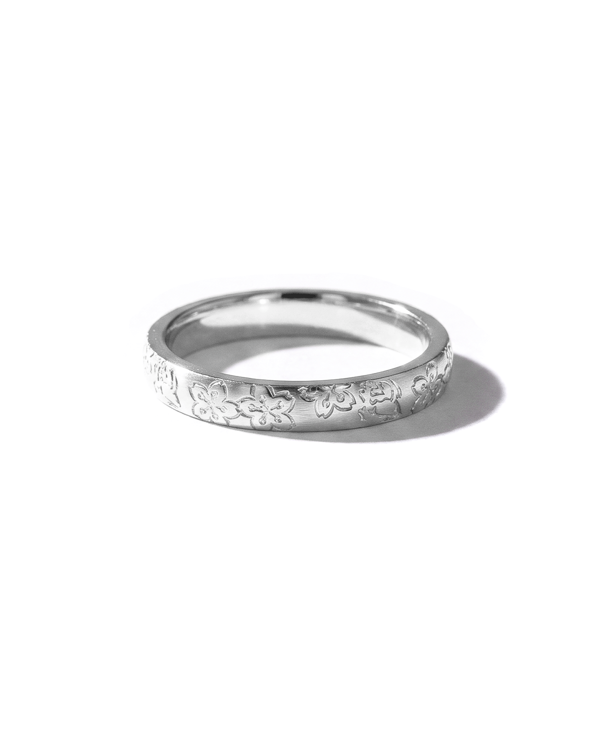3.2mm Sakura Band White Gold