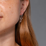 Moon & Star Diamond Drip Earrings