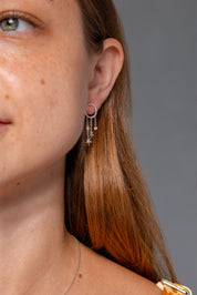 Moon & Star Diamond Drip Earrings