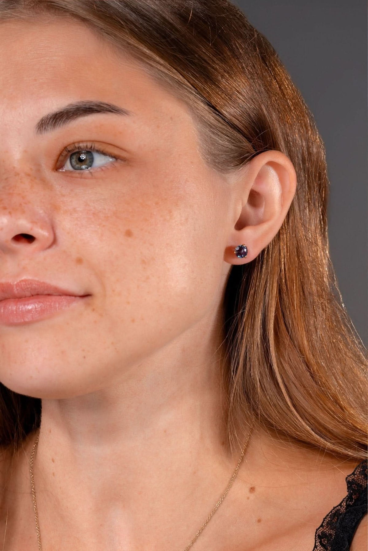 Alexandrite Studs - PBD Earrings