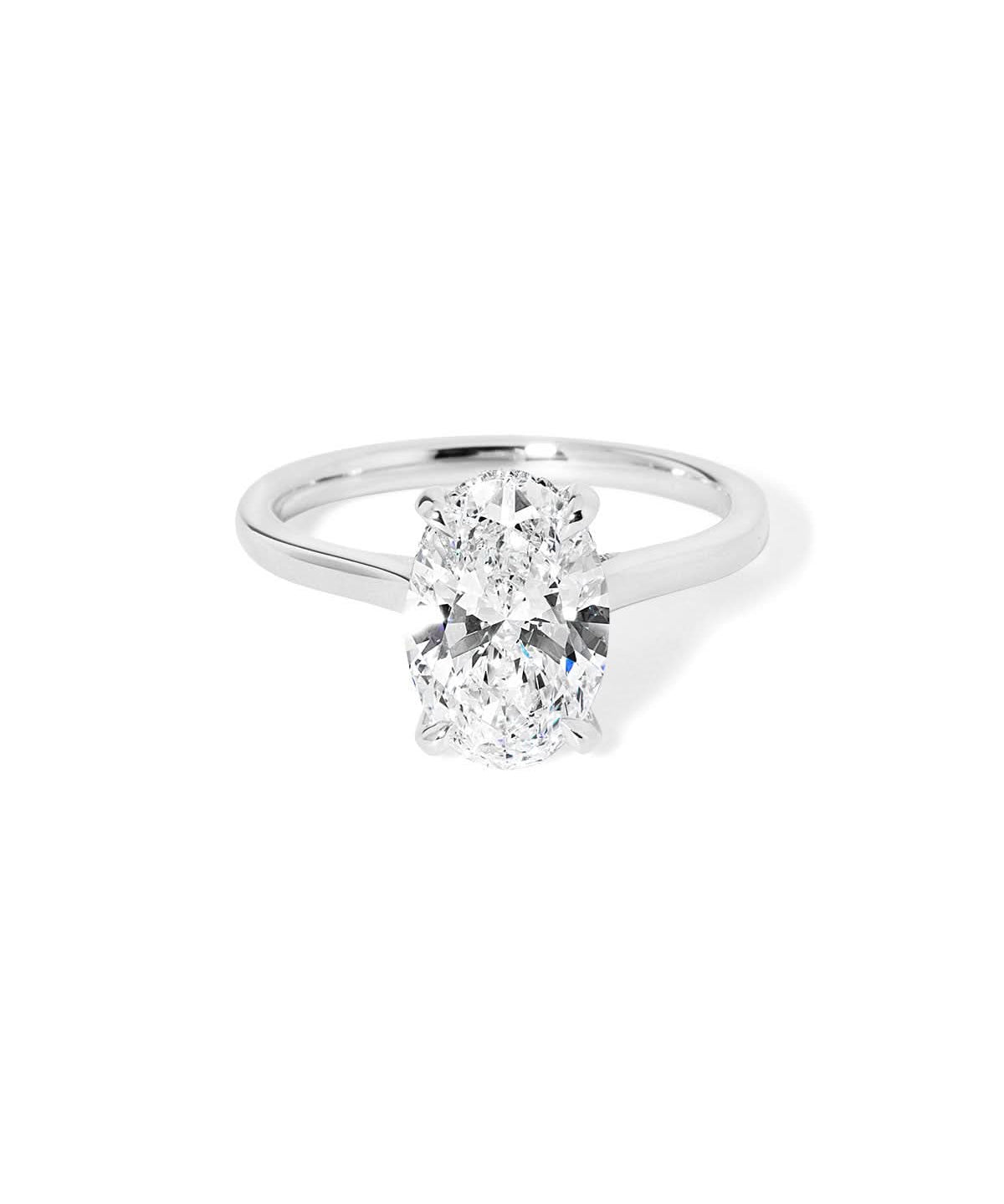 Alice Oval High Polish lab diamond engagement ring by Princess Bride Diamonds