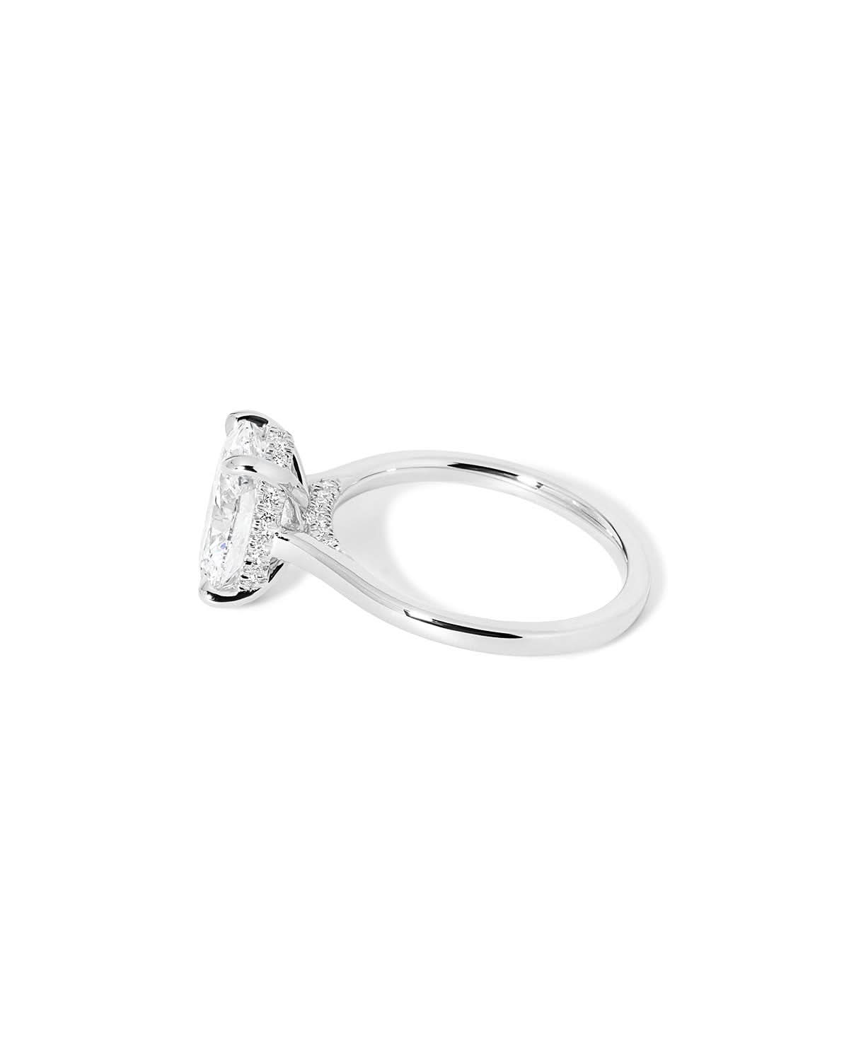 Alice Oval High Polish lab diamond engagement ring by Princess Bride Diamonds