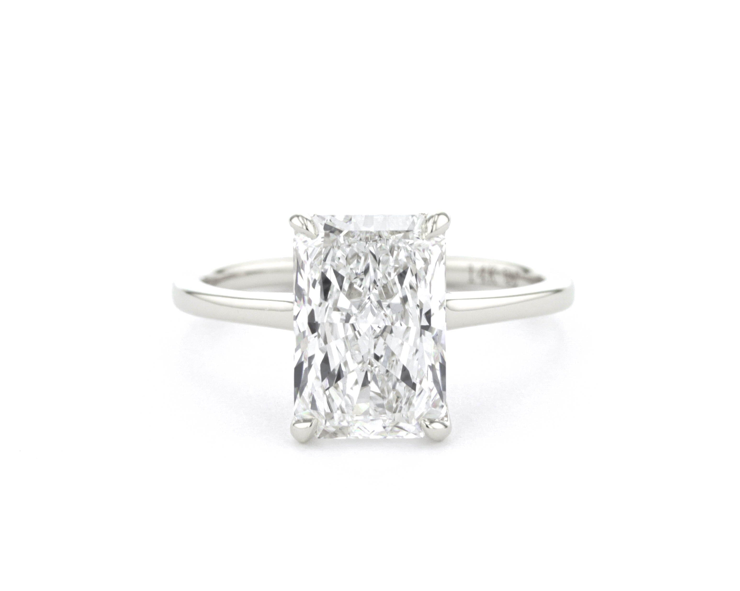 Alice Radiant High Polish Engagement Rings Princess Bride Diamonds 