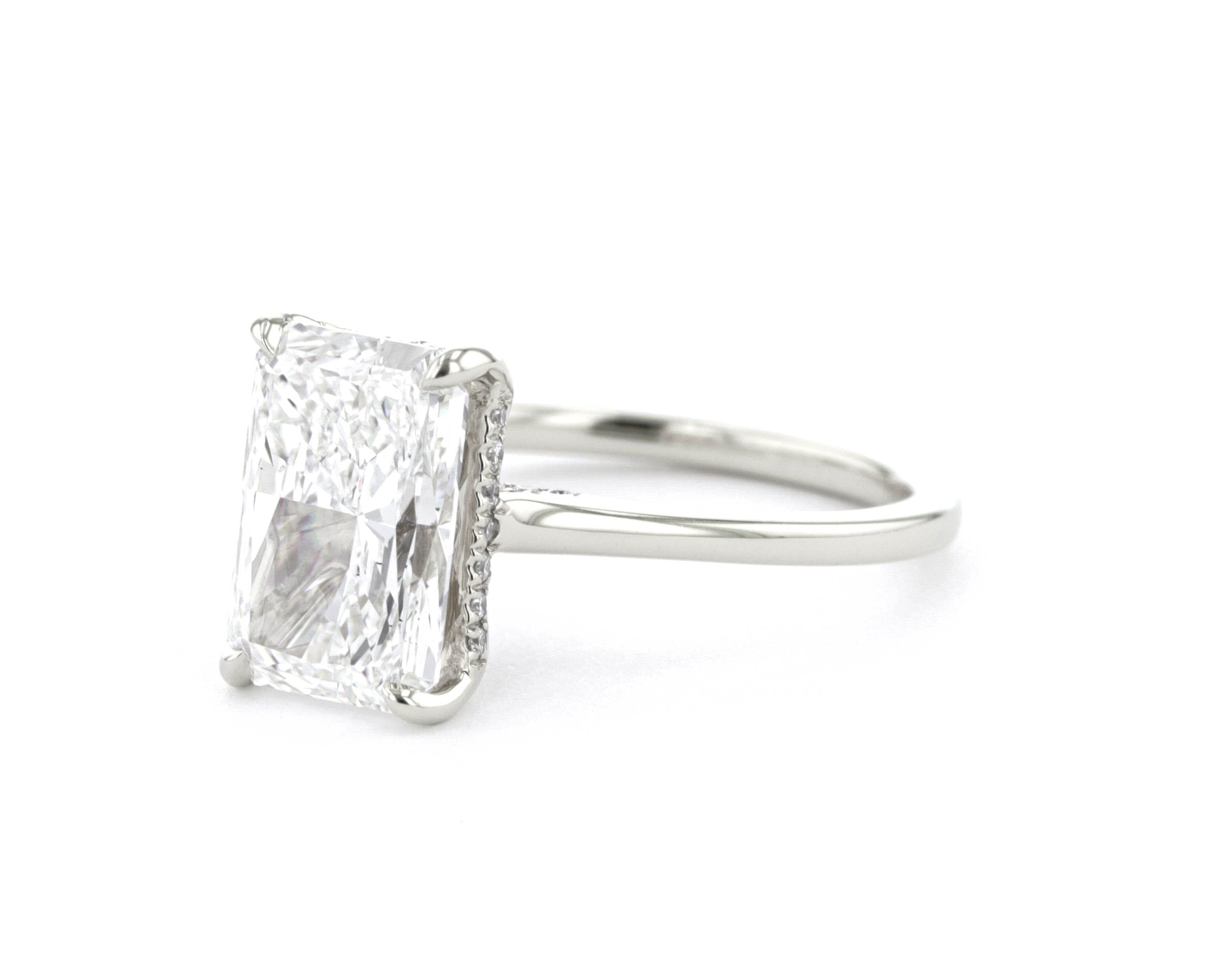 Alice Radiant High Polish Engagement Rings Princess Bride Diamonds 
